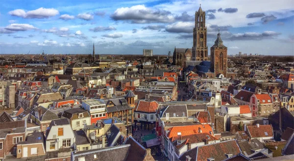 Overzicht van centrum Utrecht